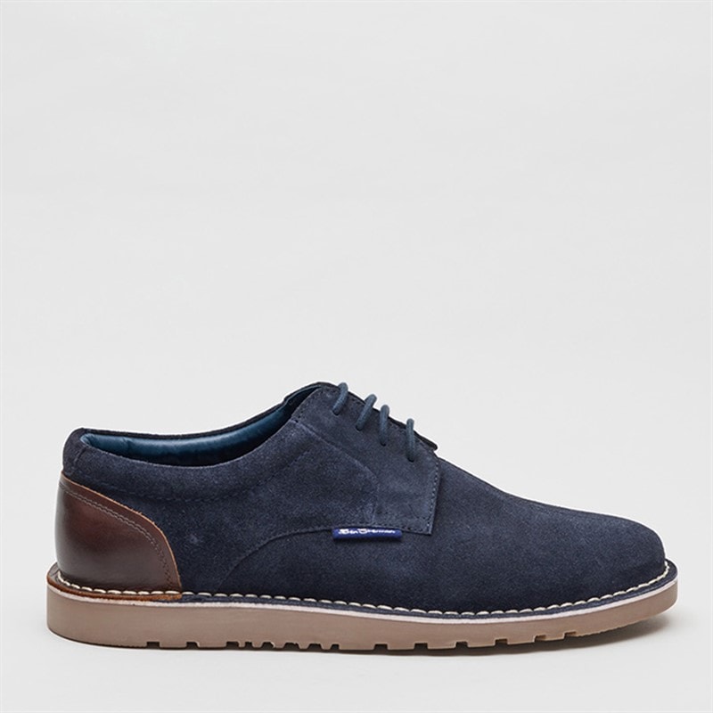 Mens Daltrey Shoes Navy/Brown - Image 1