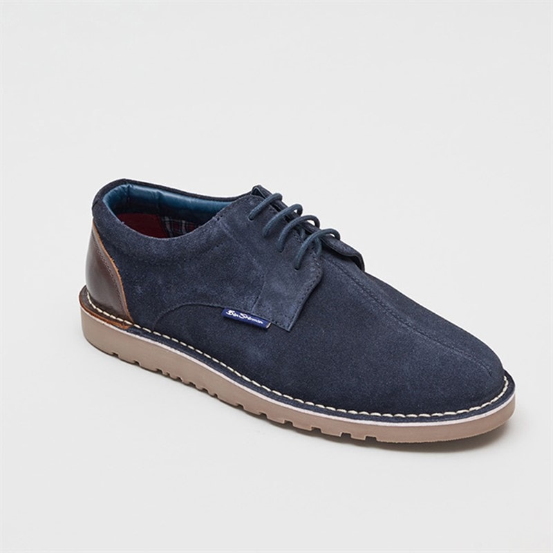 Mens Daltrey Shoes Navy/Brown - Image 2