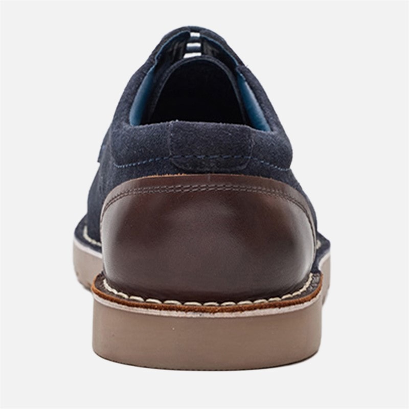 Mens Daltrey Shoes Navy/Brown - Image 4