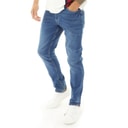 Mens Slim Fit Jeans Navy Overdye