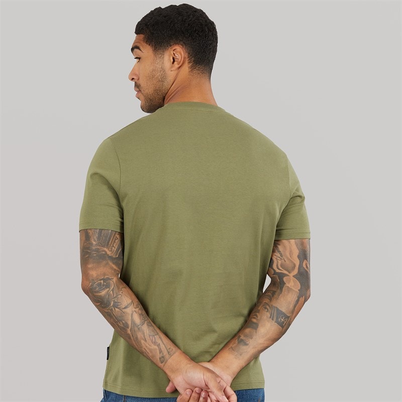 Mens Geo Target T-Shirt Litchen Green - Image 2