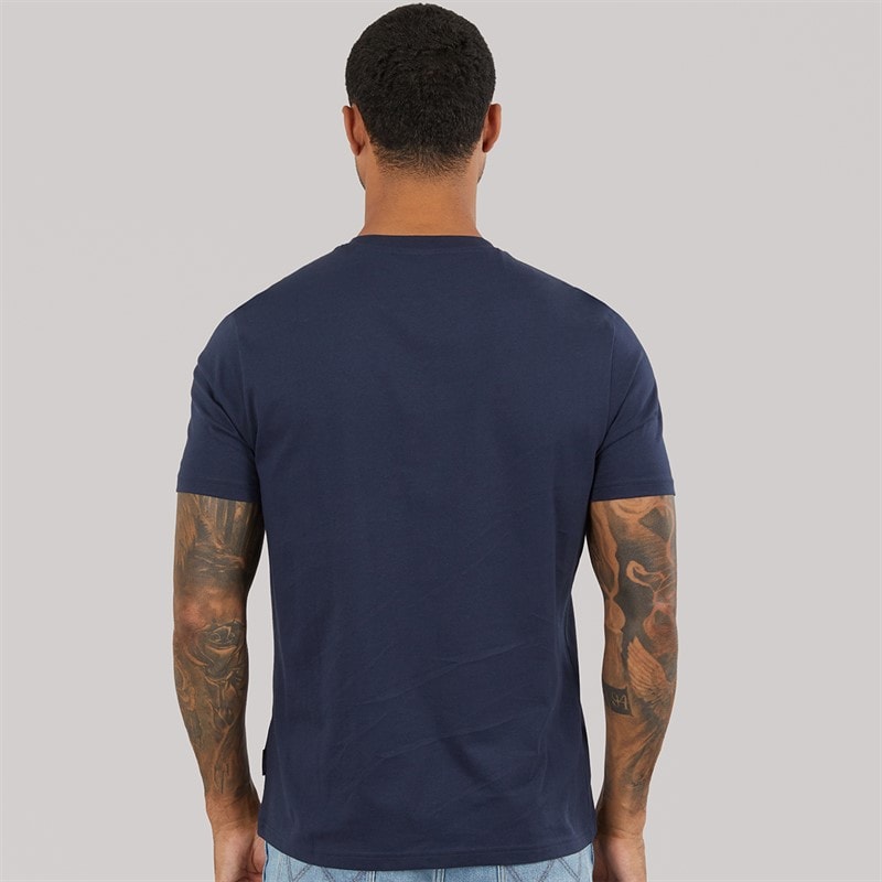 Mens Brand Scooter T-Shirt Dark Navy - Image 2