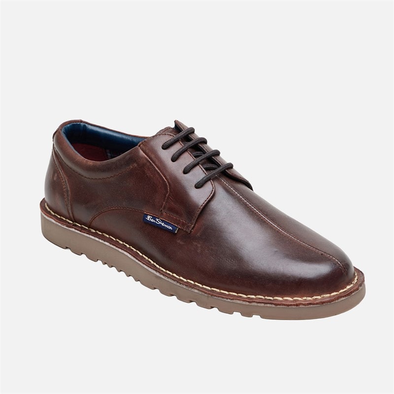 Mens Daltrey Shoes Brown Waxy - Image 2