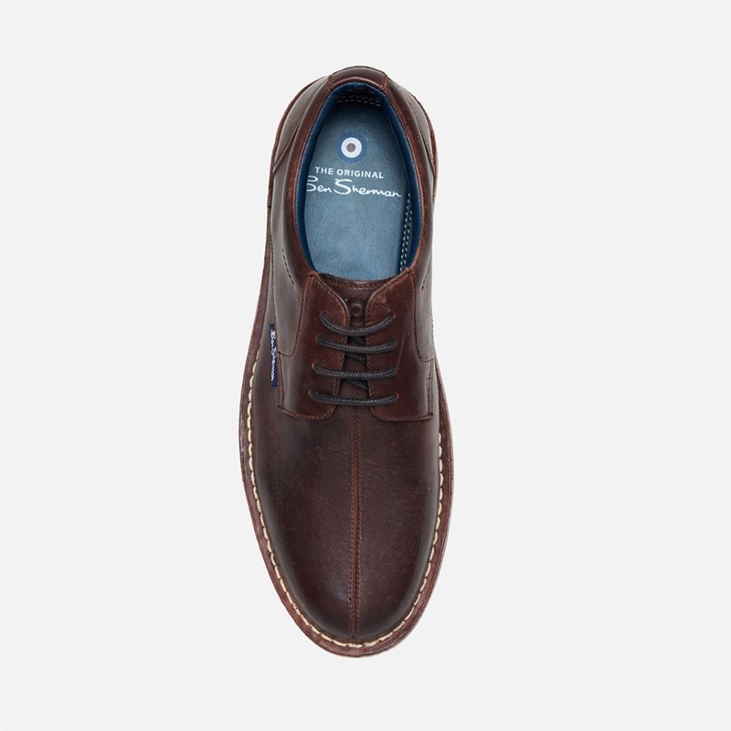 Mens Daltrey Shoes Brown Waxy - Image 3