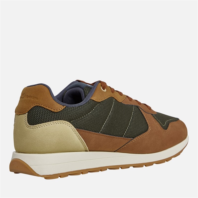 Mens Cruiser Trainers Green/Brown - Image 5