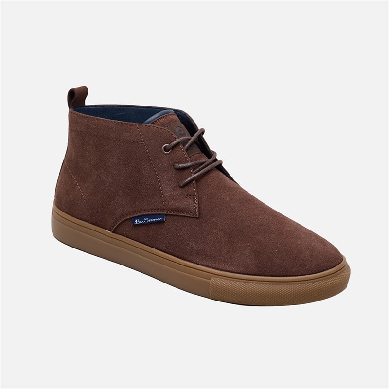 Mens Parky Chukka Boots Dark Brown - Image 2