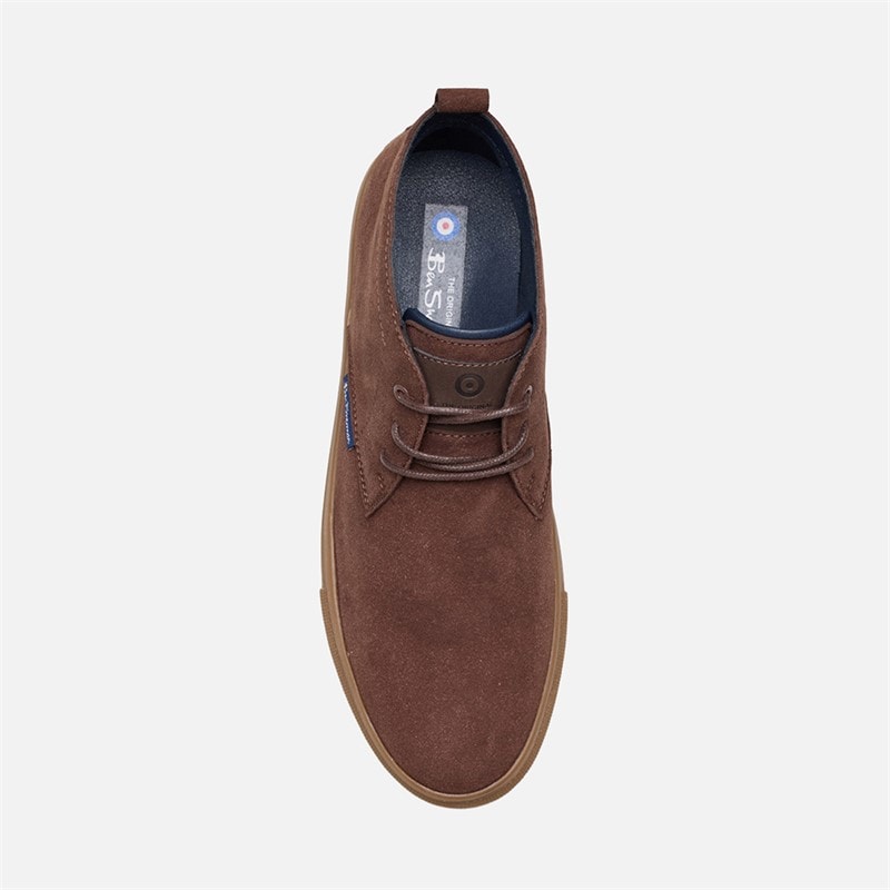 Mens Parky Chukka Boots Dark Brown - Image 3