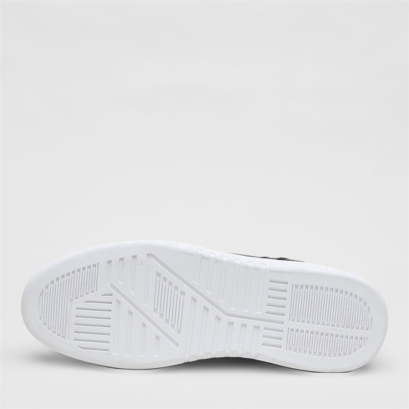 Mens Match Trainers Black/White - Image 5