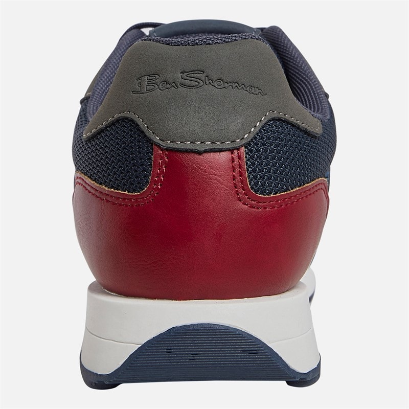 Mens Cruiser Trainers Navy/Grey/Red - Image 3
