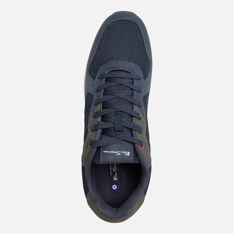 Mens Cruiser Trainers Navy/Grey/Red - Image 4