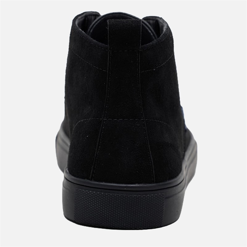 Mens Parky Chukka Boots Black Mono - Image 4
