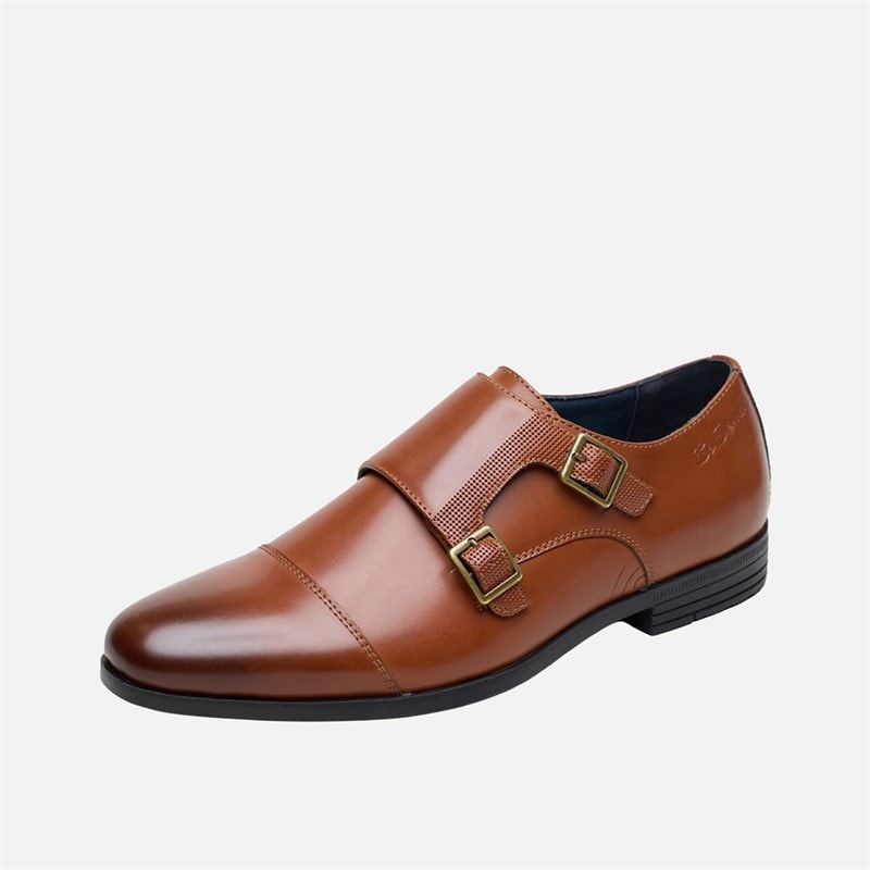 Mens Rick Monk Shoes Tan - Image 2