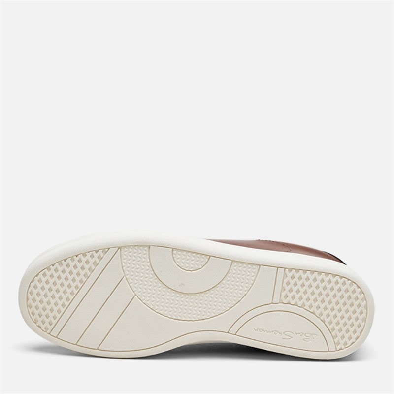 Mens Storm Trainers Tan/Navy - Image 2