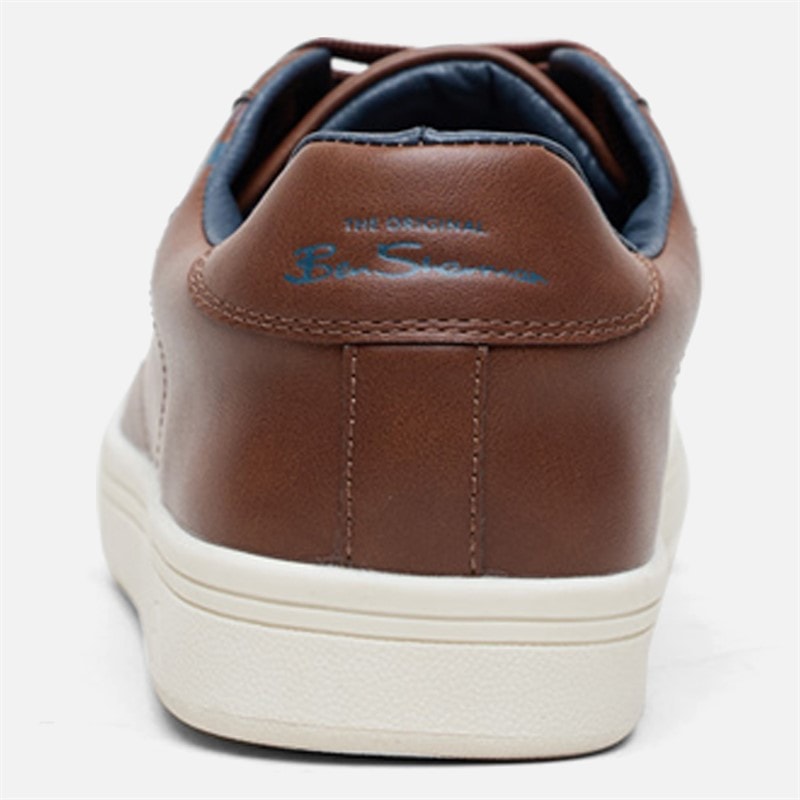 Mens Storm Trainers Tan/Navy - Image 3