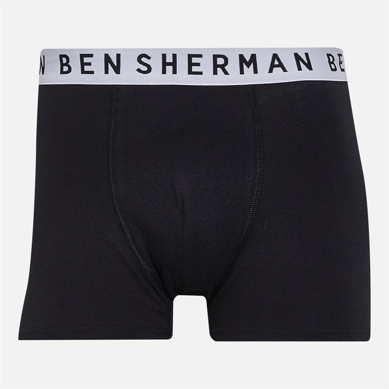 Mens Seven Pack Boxers Black/White - Image 3