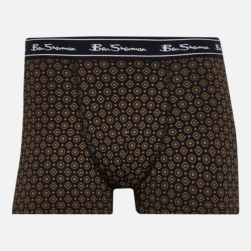 Mens Three Pack Trunks Geo/Plain - Image 4