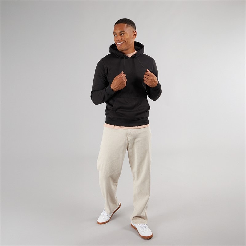 Mens Hugh Hoodie Black - Image 3