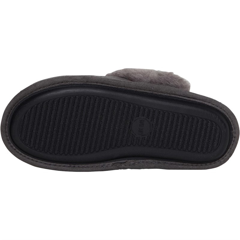 Womens Bekah Slippers Grey - Image 3