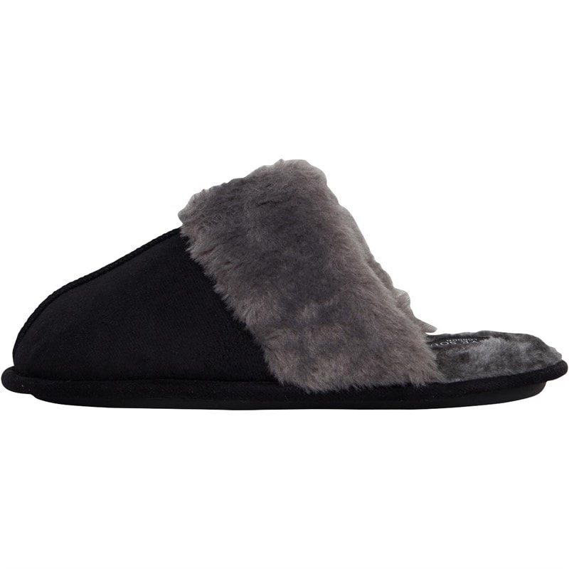 Womens Bekah Slippers Black - Image 2
