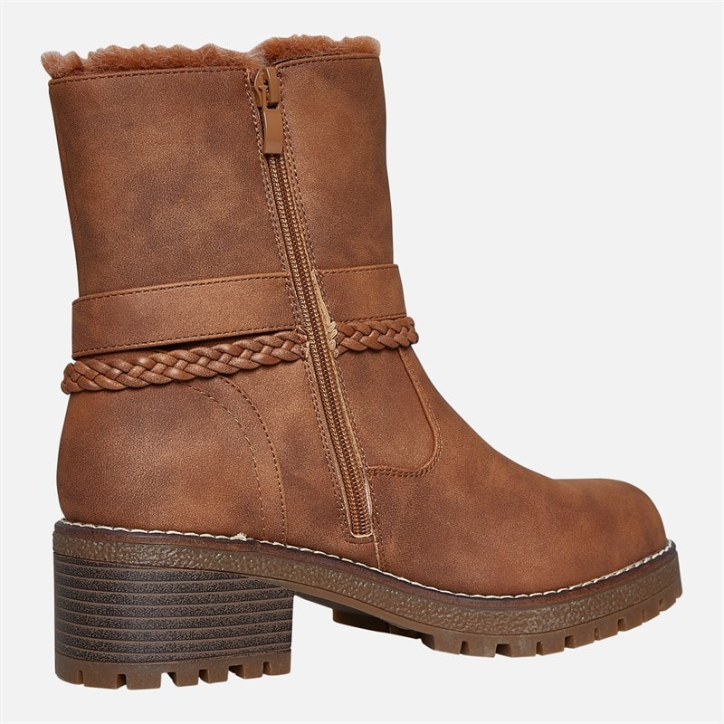 Womens Nora V2 Buckle Boots Brown - Image 5