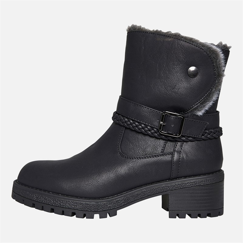 Womens Nora V2 Buckle Boots Black - Image 2