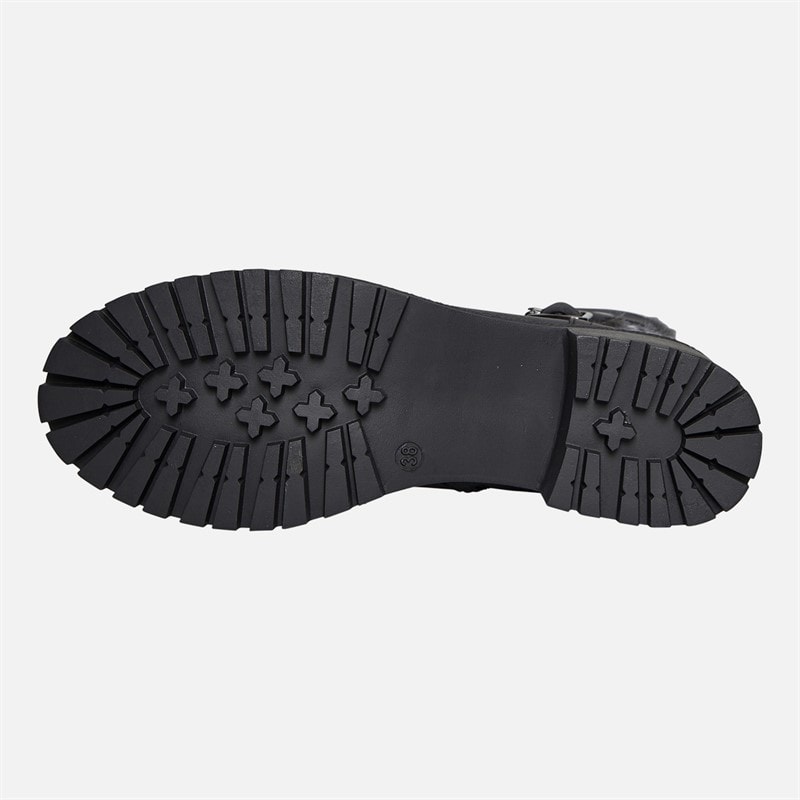 Womens Nora V2 Buckle Boots Black - Image 3