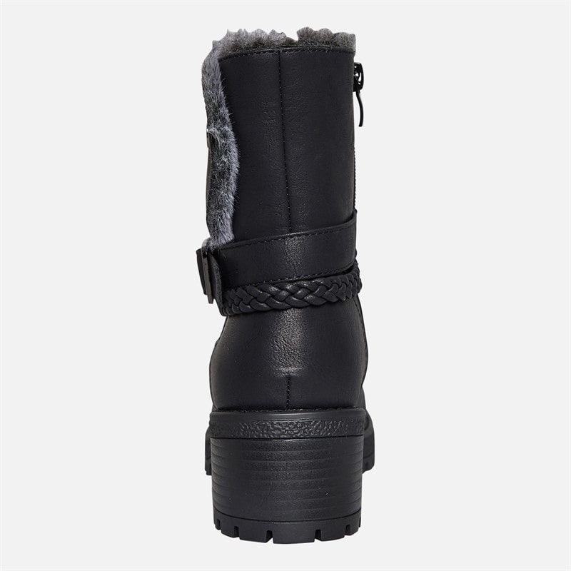 Womens Nora V2 Buckle Boots Black - Image 4