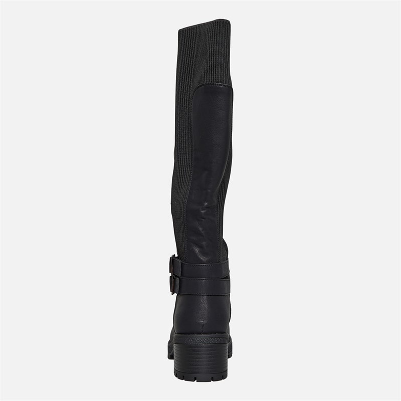 Womens Nora Knee High Boots Black - Image 4