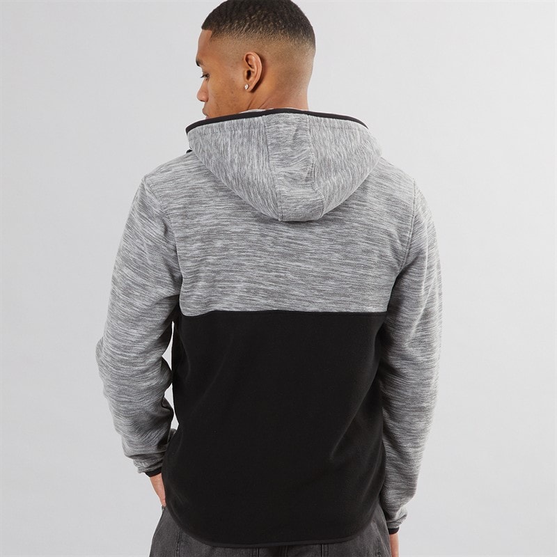 Mens Ingleton Zip Through Hoodie Ecru/Black/Jet Black - Image 2