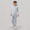 Boys Tracksuit Light Grey Marl
