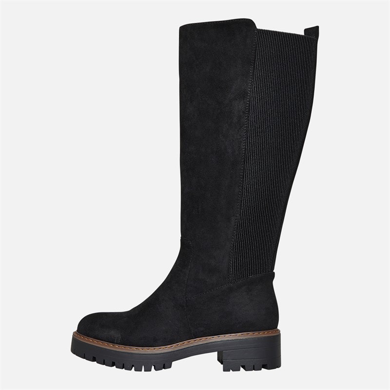 Womens Klara Knee High Boots Black - Image 2