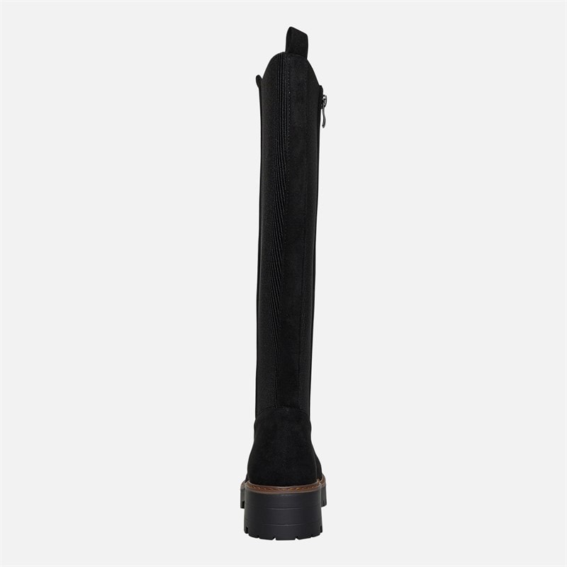 Womens Klara Knee High Boots Black - Image 4