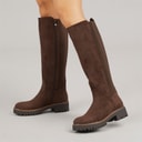 Womens Klara Knee High Boots Brown