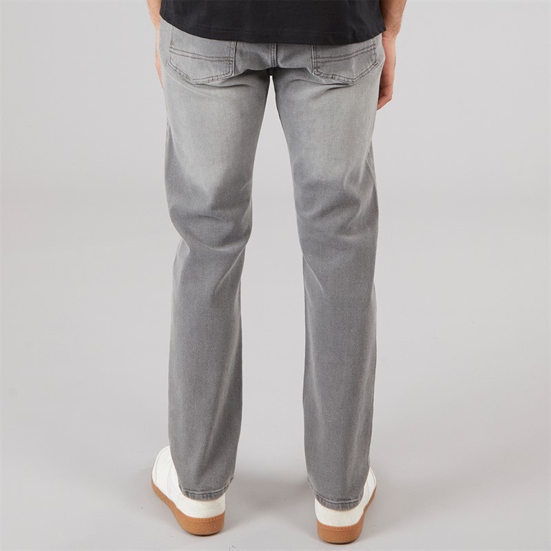 Mens Slim Fit Denim Jeans Greywash - Image 2