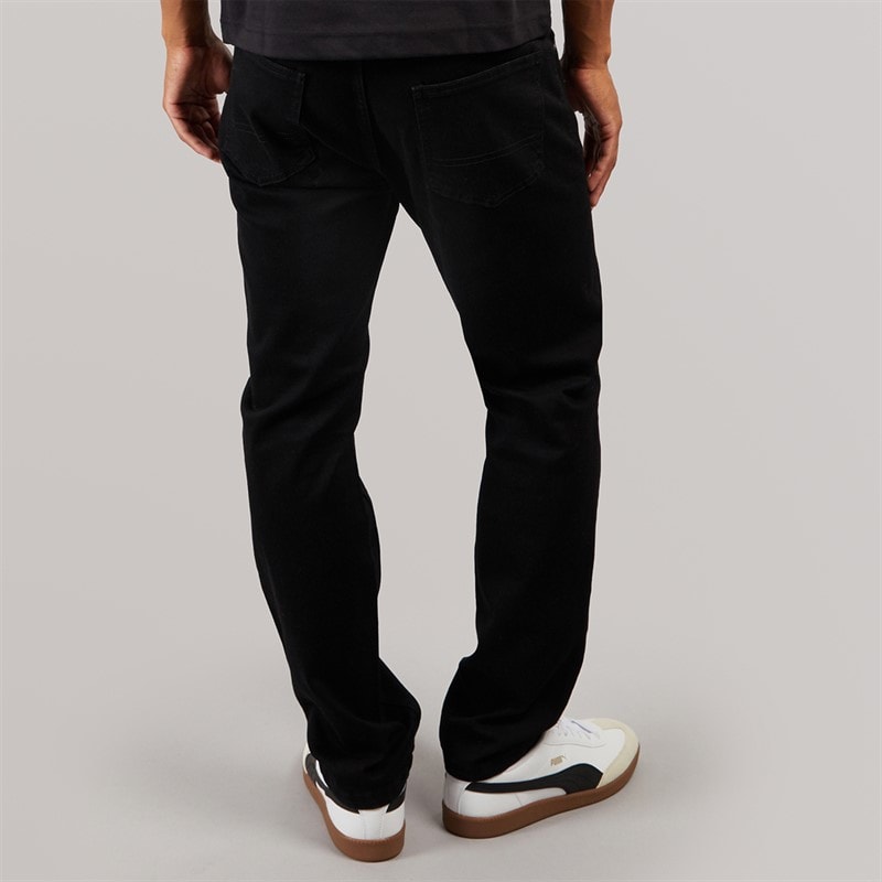 Mens Slim Fit Denim Jeans Blackwash - Image 2