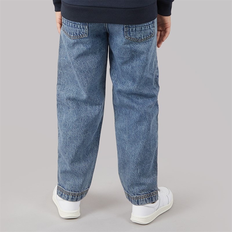Boys Pitch Loose Fit Jeans Mid Blue - Image 2