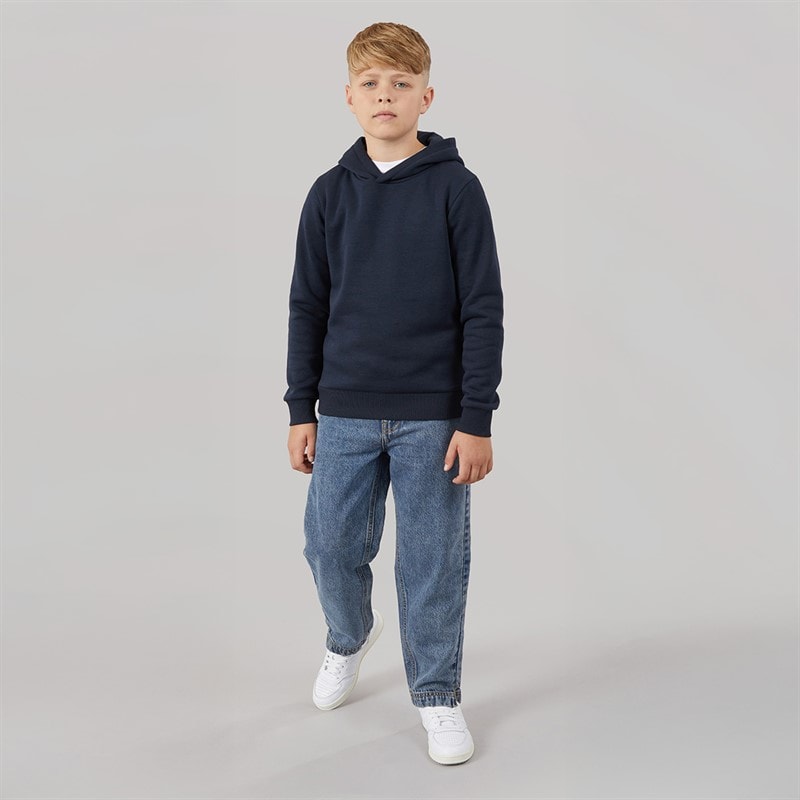 Boys Pitch Loose Fit Jeans Mid Blue - Image 4