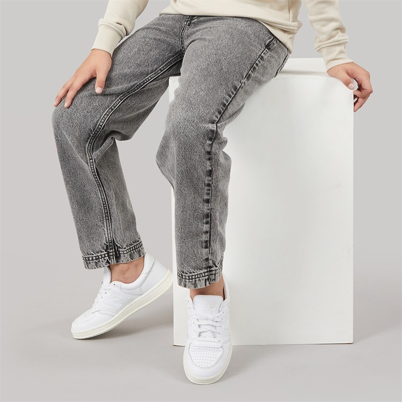 Brave Soul Boys Pitch Loose Fit Jeans Acid Grey