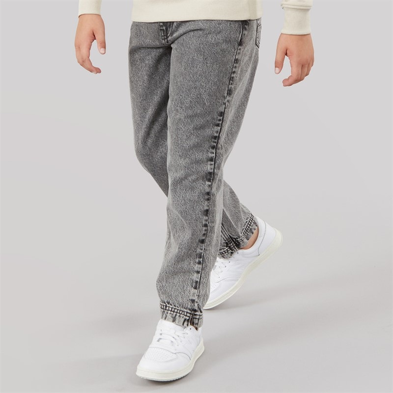 Boys Pitch Loose Fit Jeans Acid Grey - Image 3