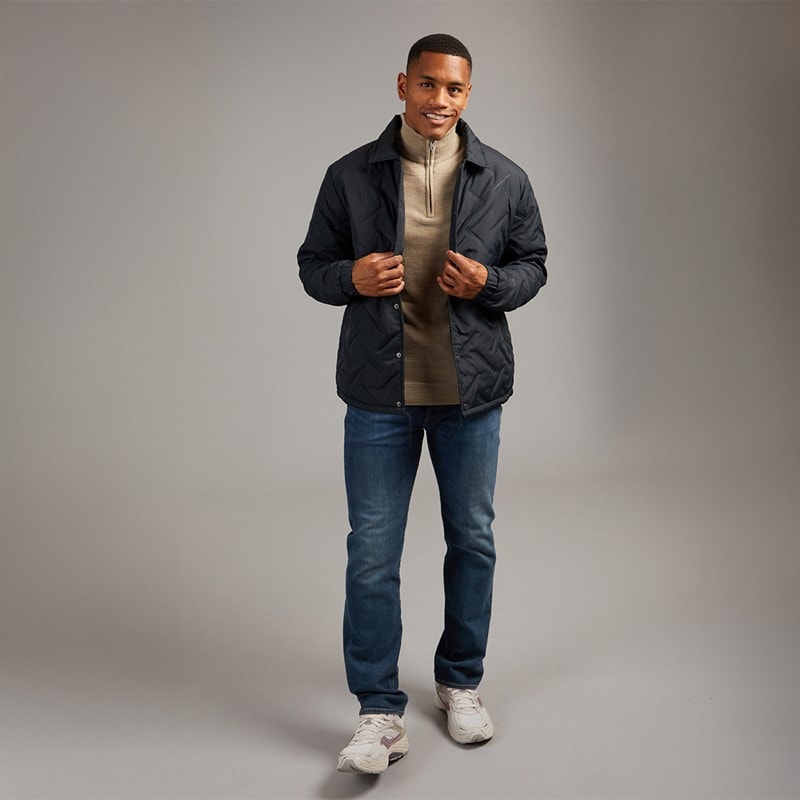 Mens Heatseal Jacket Navy - Image 4
