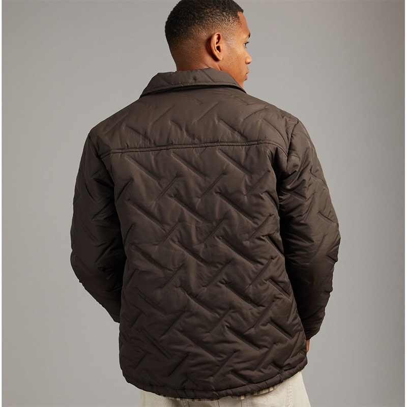 Mens Heatseal Jacket Brown - Image 2