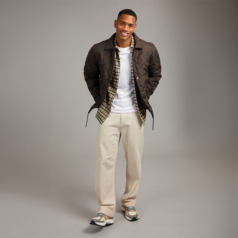 Mens Heatseal Jacket Brown - Image 4