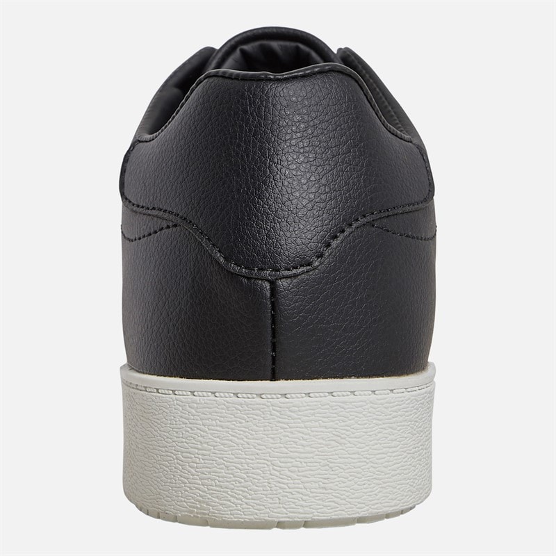 Mens Geneva PU Trainers Black - Image 3