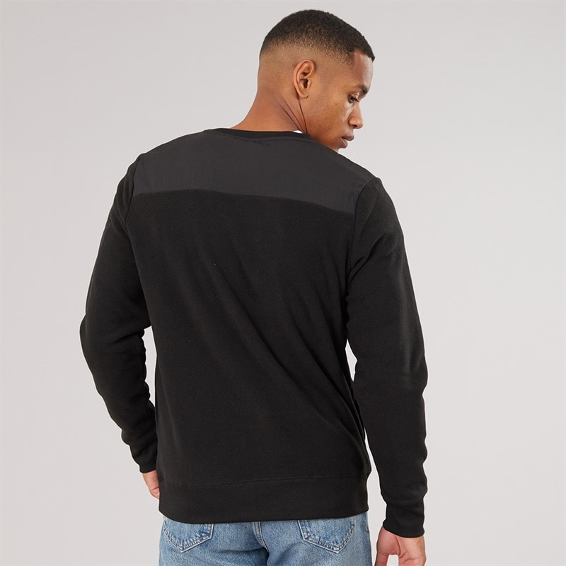 Mens Spartan Sweatshirt Jet Black/Jet Black - Image 2