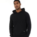 Mens Relaxed Fit Hoodie Black