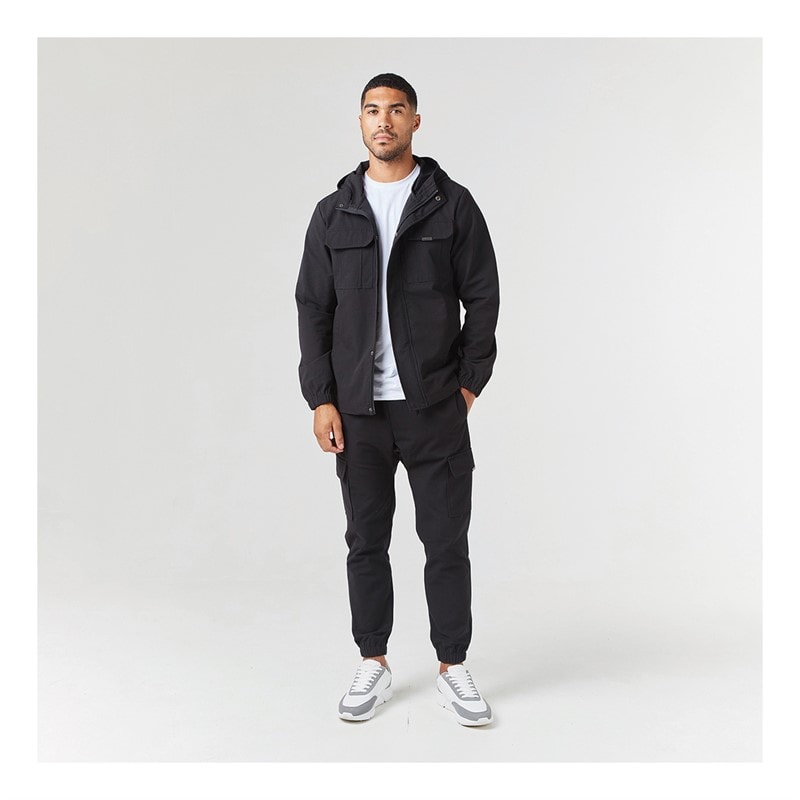 Mens Premium Ripstop Jacket Black - Image 2