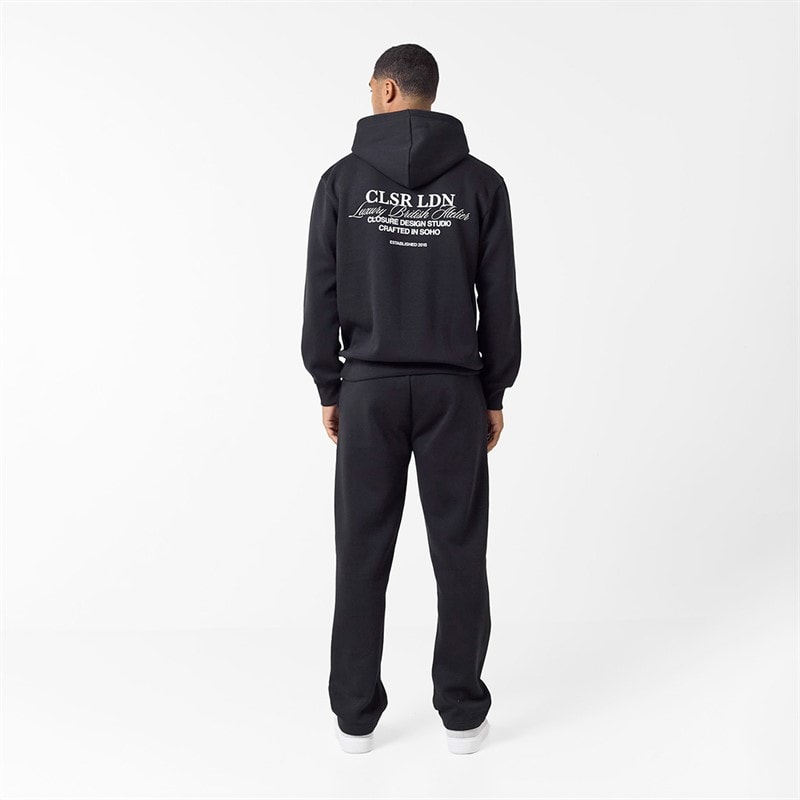 Mens Crafted Luxury Tracksuit Black - Image 2