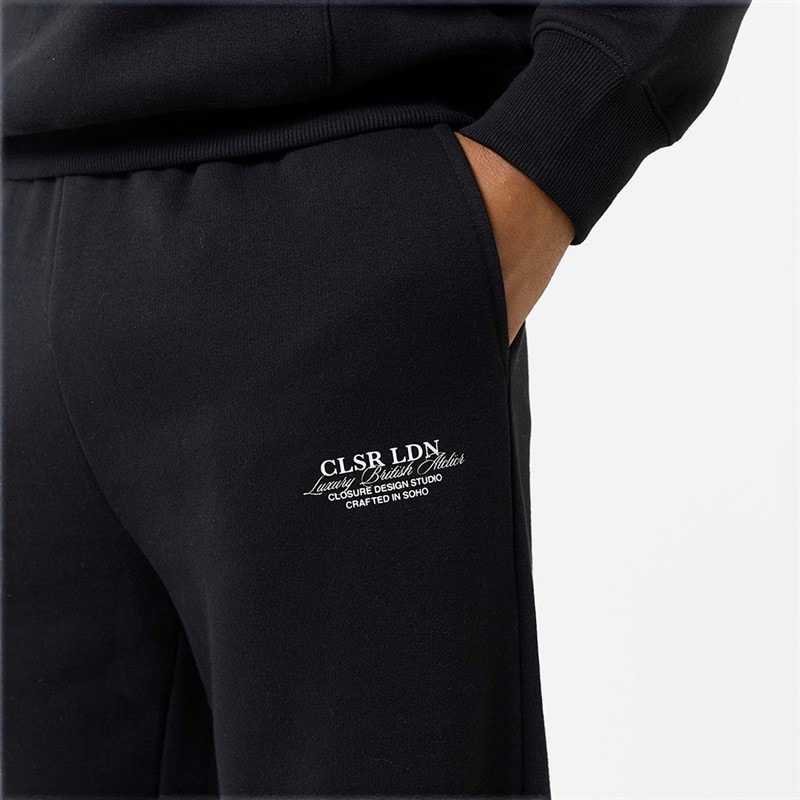 Mens Crafted Luxury Tracksuit Black - Image 5