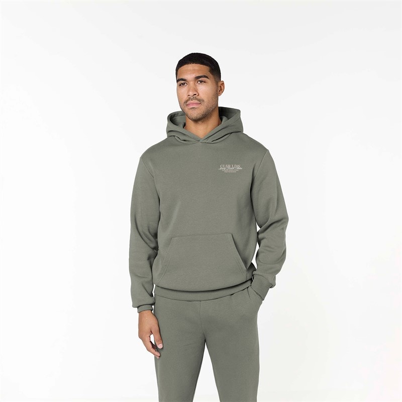 Mens Crafted Luxury Tracksuit Olive Smoke - Image 4