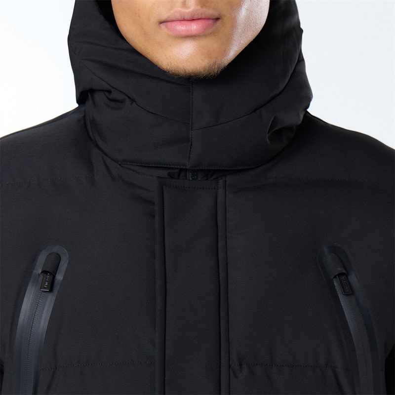 Mens Expedition Coat Black - Image 3
